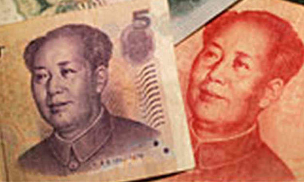 Mao’s Mug Adorns Symbol of Capitalism