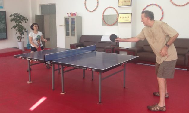 Pummeled in Pingpong by Teaching Colleague