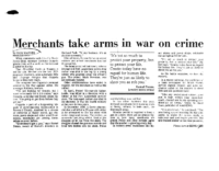 Merchants Take Arms in War on Crime