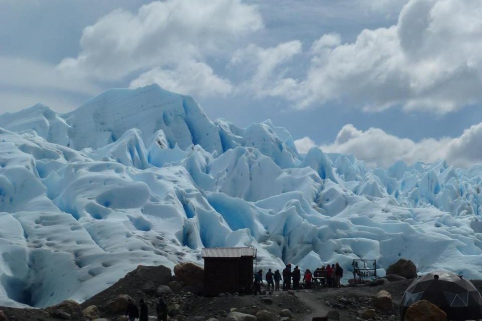 Scotch on the Glacial Rocks in Patagonia