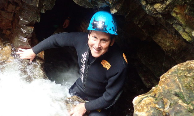 “Drunken Stumble” Through Black Water Rafting Cave